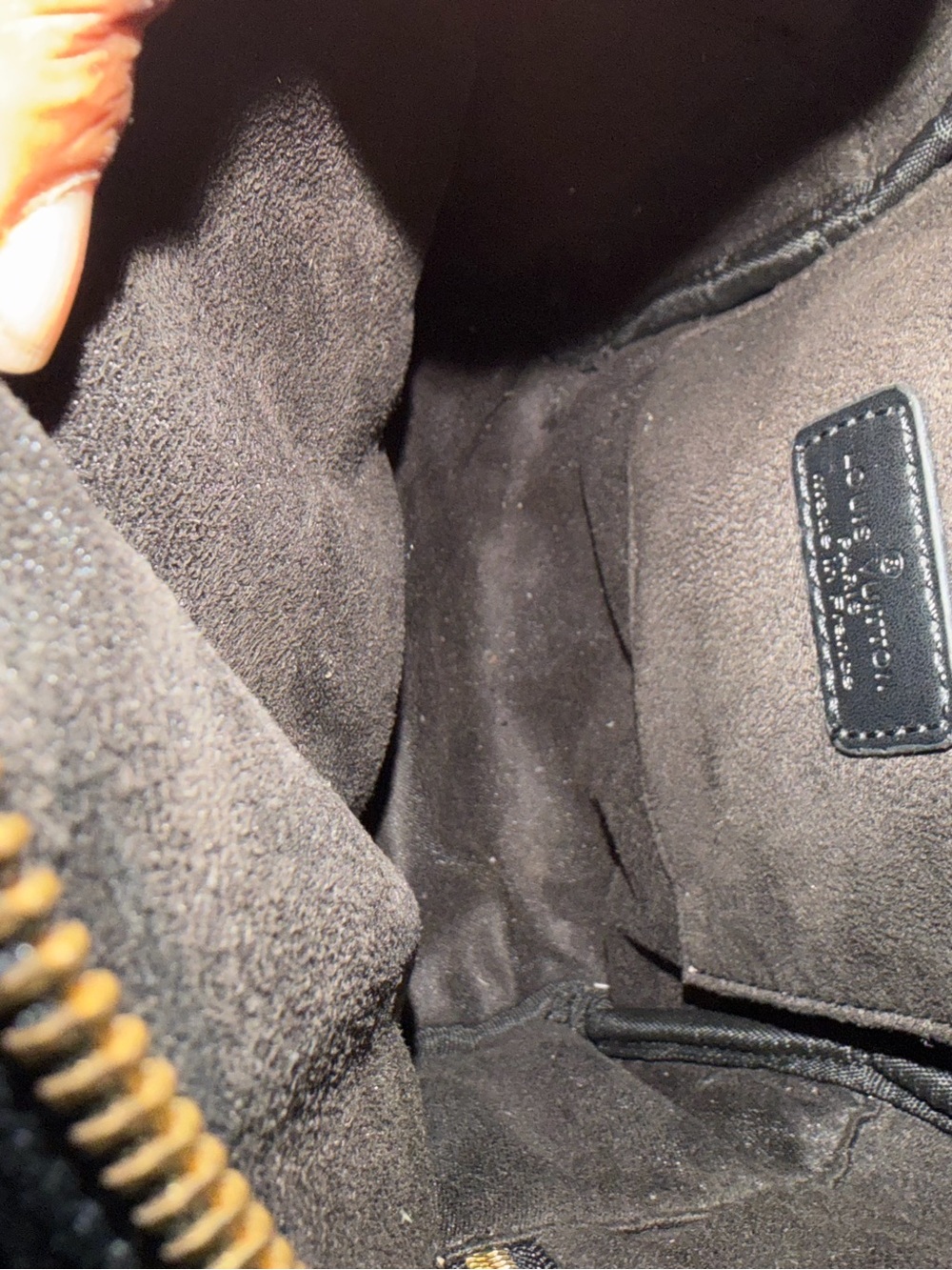 Black Embossed Mini Backpack - Picture 8 of 11